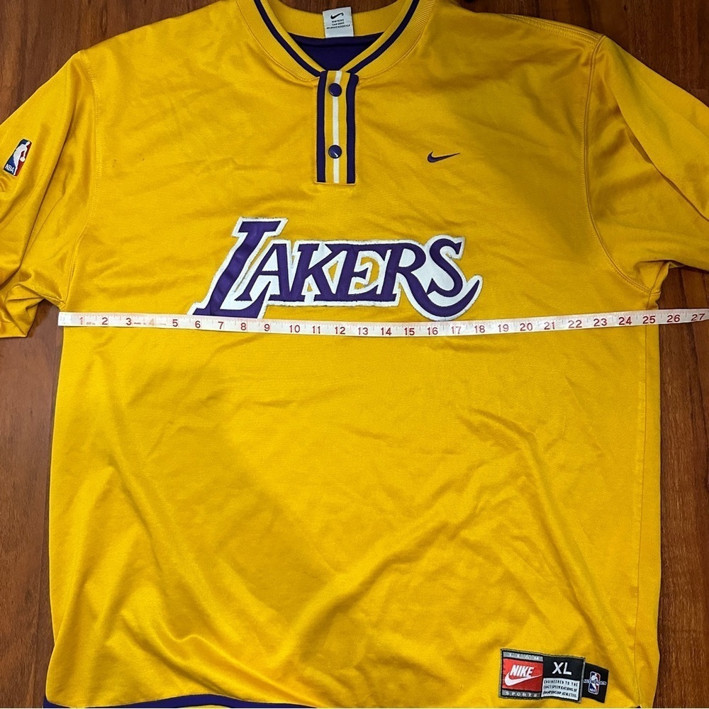 Nike Los Angeles Warm Up Vintage Jersey Shirt Size XL Kobe - Picture 8 of 9